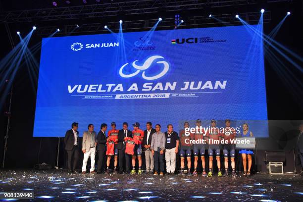 36th Tour of San Juan 2018 / Team Presentation Team Bahrain Merida Pro Cycling Team / Vincenzo NIBALI / Kanstantsin SUITSOU / Niccolo BONIFAZIO /...