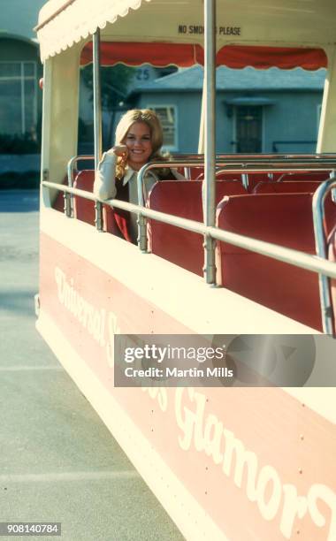 American actress Barbara Sigel poses for a portrait on the Universal Studios lot circa November, 1970 in Universal City, California.