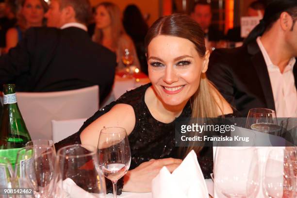 Martina Hill during the German Film Ball 2018 at Hotel Bayerischer Hof on January 20, 2018 in Munich, Germany.