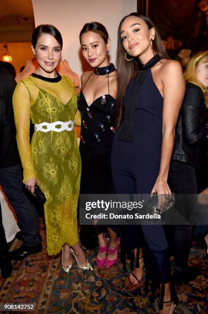 Sophia Bush, Jamie Chung and Ashley Madekwe attend Entertainment Weekly's Screen Actors Guild Award Nominees Celebration sponsored by Maybelline New...