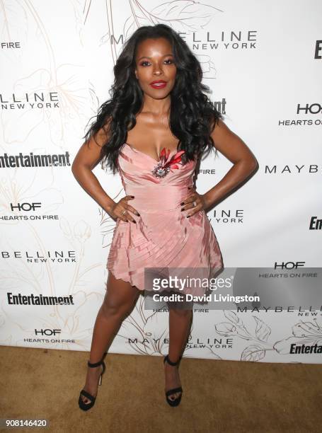 Keesha Sharp attends Entertainment Weekly's Screen Actors Guild Award Nominees Celebration sponsored by Maybelline New York at Chateau Marmont on...