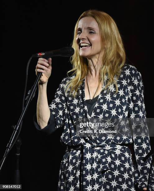 Patty Griffin performs during the ASCAP Showcase at The Lakehouse during the 9th Annual 30A Songwriters Festival day 3 on January 13, 2018 in South...