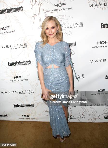 Candice King attends Entertainment Weekly's Screen Actors Guild Award Nominees Celebration sponsored by Maybelline New York at Chateau Marmont on...