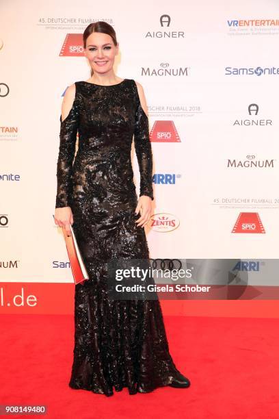 Martina Hill during the German Film Ball 2018 at Hotel Bayerischer Hof on January 20, 2018 in Munich, Germany.