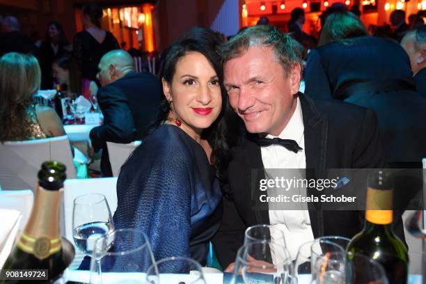 Minu Barati-Fischer during the German Film Ball 2018 party at Hotel Bayerischer Hof on January 20, 2018 in Munich, Germany.