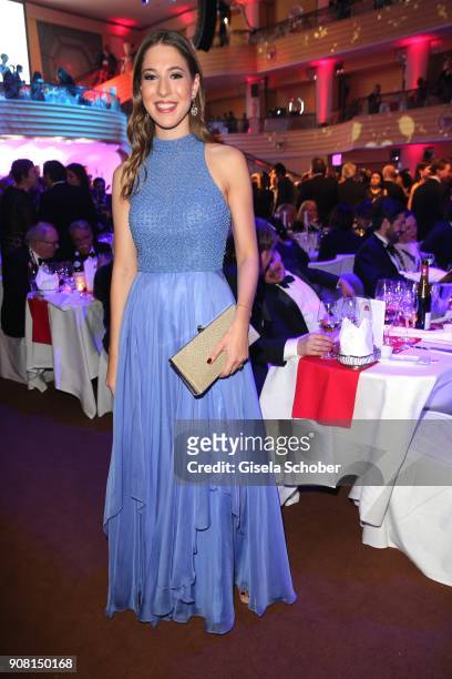Alana Siegel during the German Film Ball 2018 party at Hotel Bayerischer Hof on January 20, 2018 in Munich, Germany.