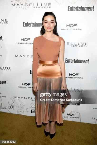 Crystal Reed attends Entertainment Weekly's Screen Actors Guild Award Nominees Celebration sponsored by Maybelline New York at Chateau Marmont on...