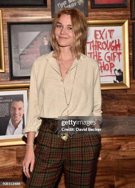 Actor Imogen Waterhouse attends cocktails hosted by Autograph Collection Hotels to Celebrate Maggie Gyllenhaal as Independent Film Advisor for the...