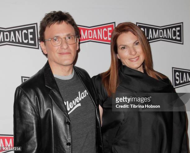 Anthony Russo and Ann Russo attend the photo call with filmmakers Anthony Russo and Joseph V. "Joe" Russo at Treasure Mountain Inn on January 20,...