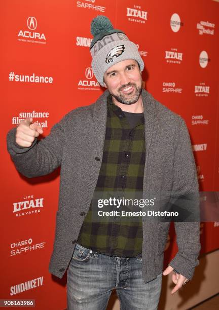 Actor Rob McElhenney attends the "Arizona" Premiere during 2018 Sundance Film Festival at Egyptian Theatre on January 20, 2018 in Park City, Utah.