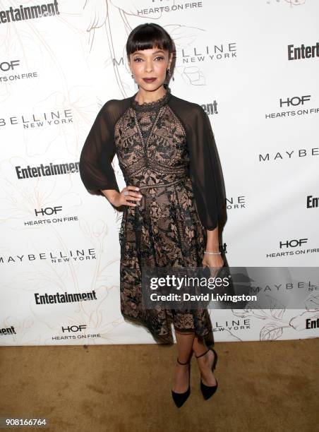 Tamara Taylor attends Entertainment Weekly's Screen Actors Guild Award Nominees Celebration sponsored by Maybelline New York at Chateau Marmont on...