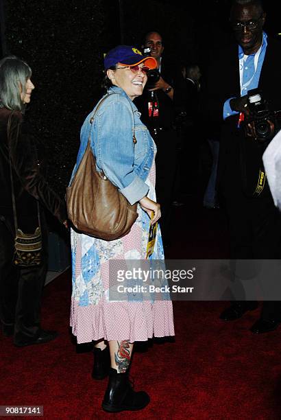Roseanne Barr arrives to Michael Moore's new film "Capitalism A Love Story" at the Academy of Motion Picture Arts and Sciences on September 15, 2009...