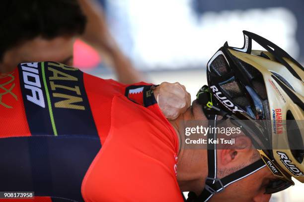 20th Santos Tour Down Under 2018 / Stage 6 Start / Valerio AGNOLI / Ice / King William Street, Adelaide - King William Street, Adelaide / Men / TDU /