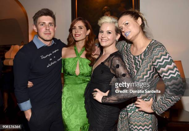 Chris Lowell, Kate Nash, Kimmy Gatewood and Marianna Palka attend Entertainment Weekly's Screen Actors Guild Award Nominees Celebration sponsored by...