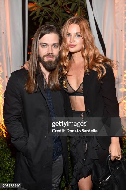 Tom Payne attends Entertainment Weekly's Screen Actors Guild Award Nominees Celebration sponsored by Maybelline New York at Chateau Marmont on...