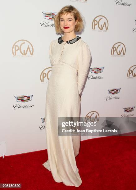 Alison Sudol attends the 29th Annual Producers Guild Awards at The Beverly Hilton Hotel on January 20, 2018 in Beverly Hills, California.