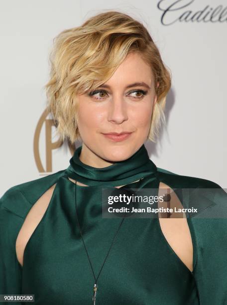 Greta Gerwig attends the 29th Annual Producers Guild Awards at The Beverly Hilton Hotel on January 20, 2018 in Beverly Hills, California.