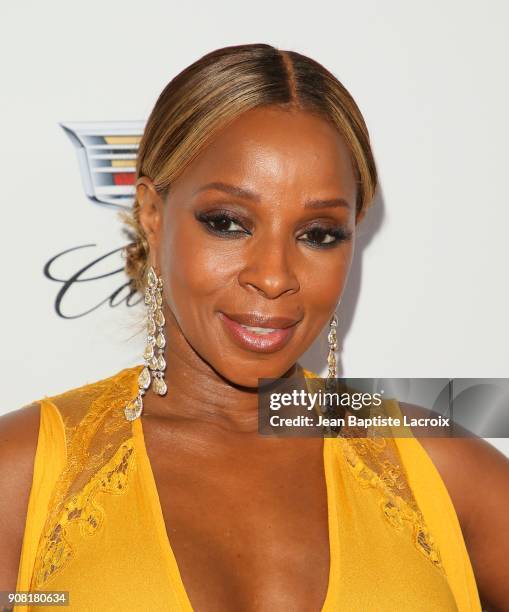 Mary J. Blige attends the 29th Annual Producers Guild Awards at The Beverly Hilton Hotel on January 20, 2018 in Beverly Hills, California.