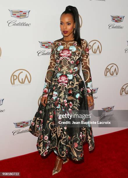 Kerry Washington attends the 29th Annual Producers Guild Awards at The Beverly Hilton Hotel on January 20, 2018 in Beverly Hills, California.