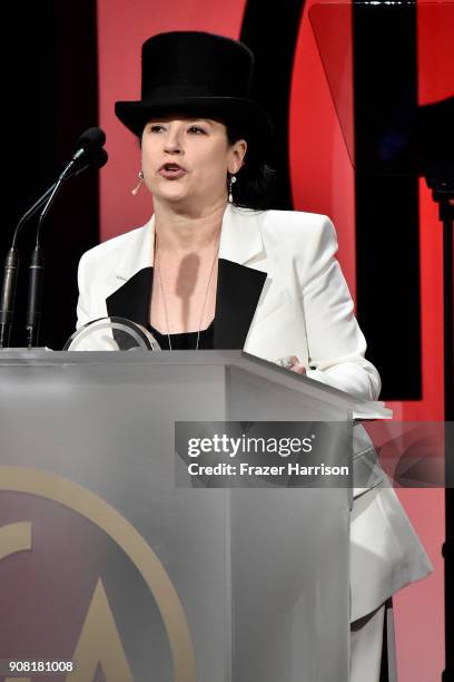 Amy Sherman-Palladino at the 29th Annual Producers Guild Awards at The Beverly Hilton Hotel on January 20, 2018 in Beverly Hills, California.