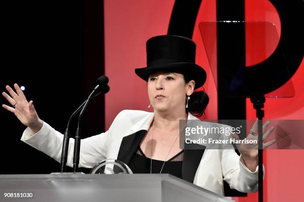 Amy Sherman-Palladino at the 29th Annual Producers Guild Awards at The Beverly Hilton Hotel on January 20, 2018 in Beverly Hills, California.