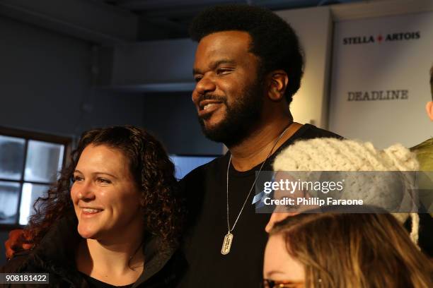 Craig Robinson attends a live Q&A with the cast of An Evening with Beverly Luff Linn hosted by Stella Artois and Deadline.com at Café Artois during...