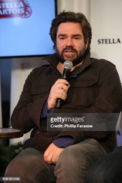 Matt Berry participated in a live Q&A with the cast of An Evening with Beverly Luff Linn hosted by Stella Artois and Deadline.com at Café Artois...