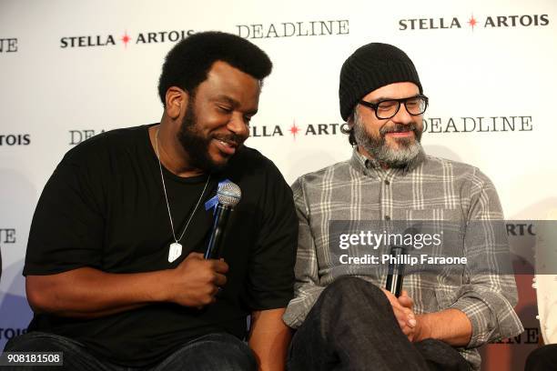 Craig Robinson and Jemaine Clement participated in a live Q&A with the cast of An Evening with Beverly Luff Linn hosted by Stella Artois and...