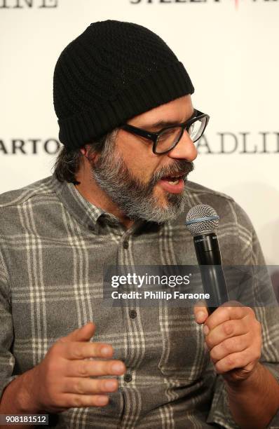 Jemaine Clement participated in a live Q&A with the cast of An Evening with Beverly Luff Linn hosted by Stella Artois and Deadline.com at Café Artois...