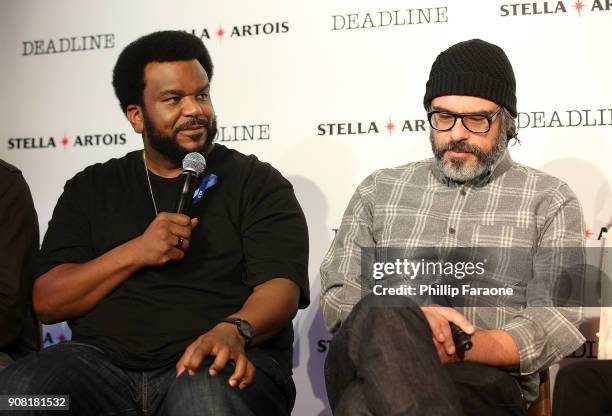 Craig Robinson and Jemaine Clement participated in a live Q&A with the cast of An Evening with Beverly Luff Linn hosted by Stella Artois and...