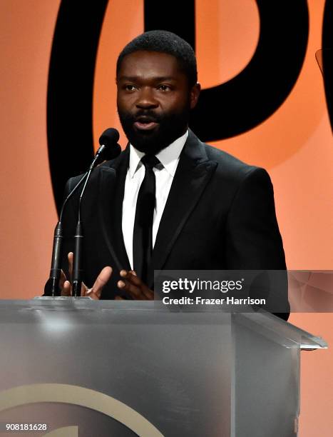 David Oyelowo at the 29th Annual Producers Guild Awards at The Beverly Hilton Hotel on January 20, 2018 in Beverly Hills, California.