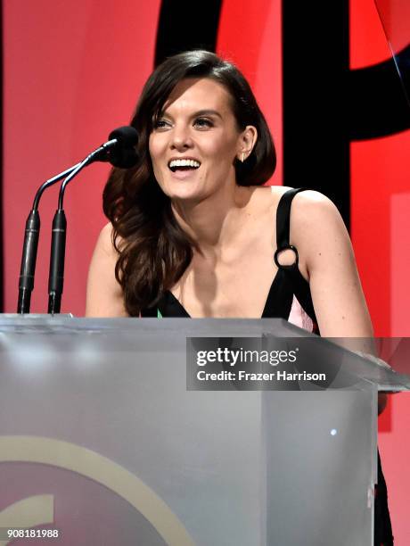 Frankie Shaw attends the 29th Annual Producers Guild Awards at The Beverly Hilton Hotel on January 20, 2018 in Beverly Hills, California.