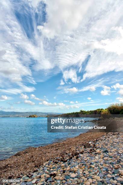 mediterranean coast cyprus near aphortide bats - latchi stockfoto's en -beelden