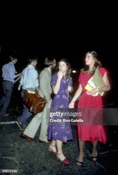 Caroline Kennedy and Sydney Lawford