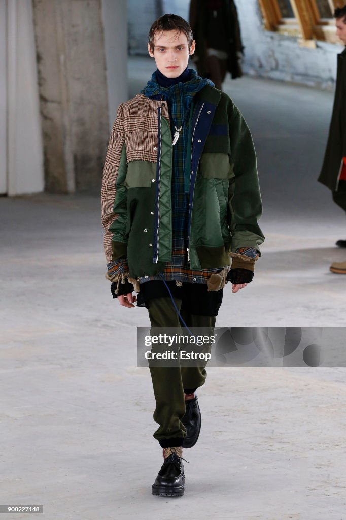 Sacai : Runway - Paris Fashion Week - Menswear F/W 2018-2019