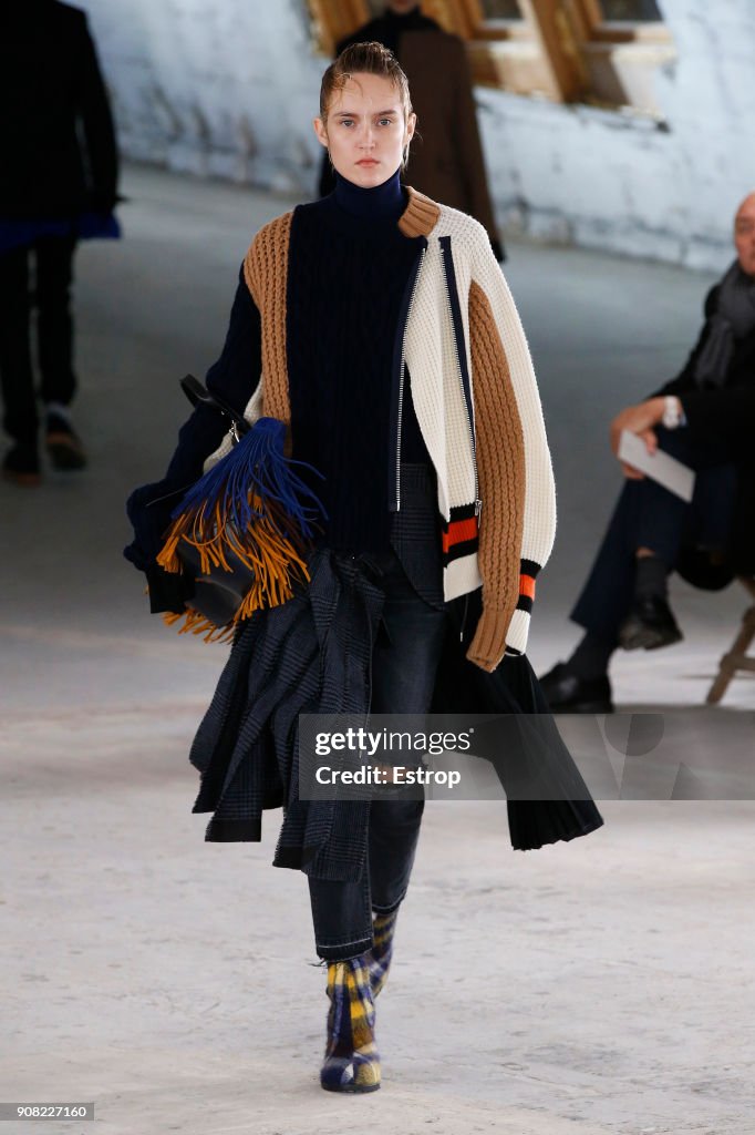 Sacai : Runway - Paris Fashion Week - Menswear F/W 2018-2019