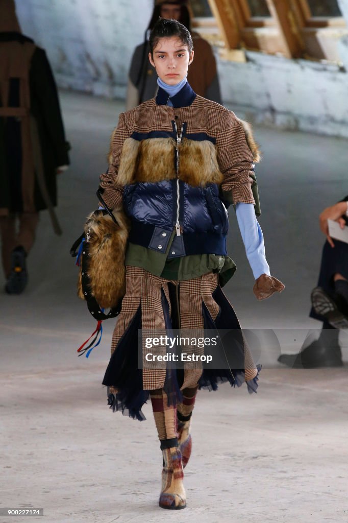 Sacai : Runway - Paris Fashion Week - Menswear F/W 2018-2019