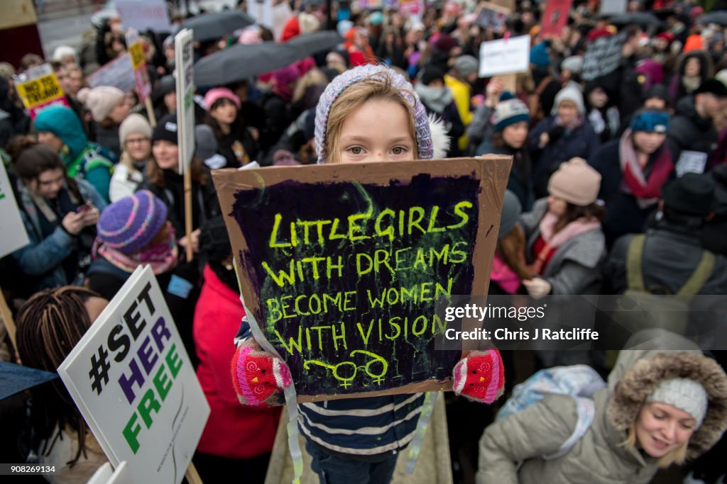 Time's Up Women's Rally Takes Place In London