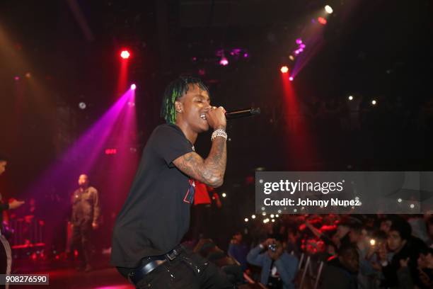 Rich The Kid performs at PlayStation Theater on January 20, 2018 in New York City.
