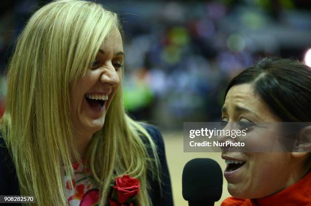 Tracey Neville Coach of England Roses during Vitality Netball International Series, as part of the Netball Quad Series match between England Roses v...