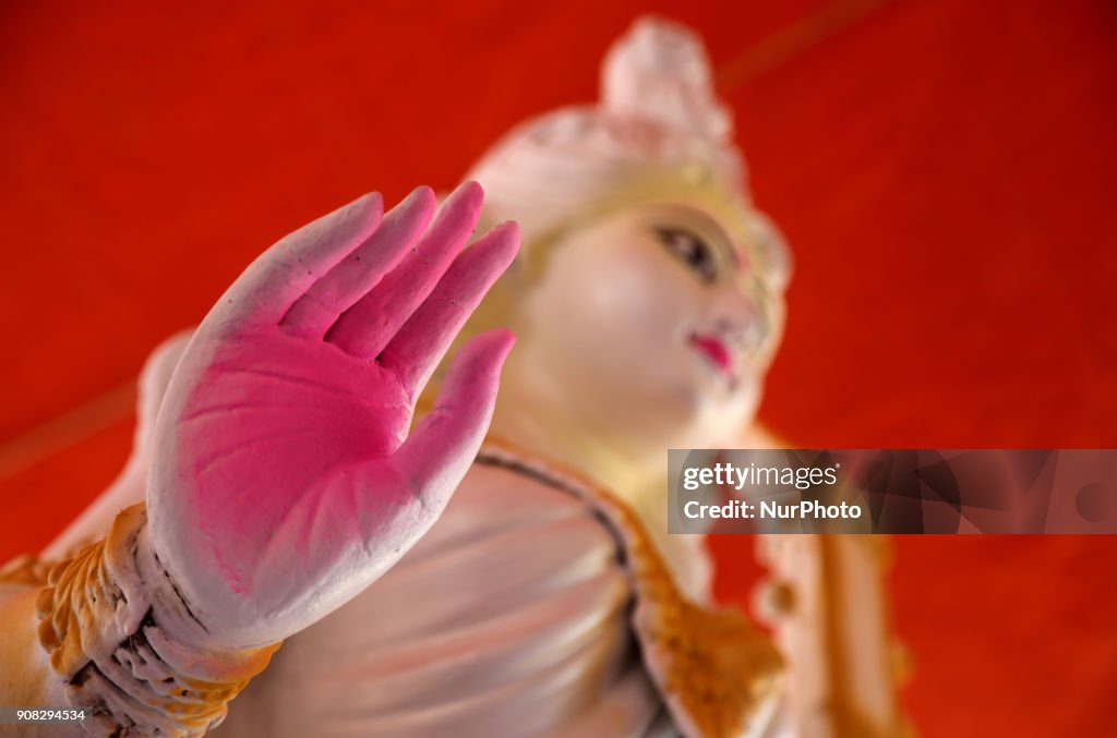 Saraswati Puja Festival preparation