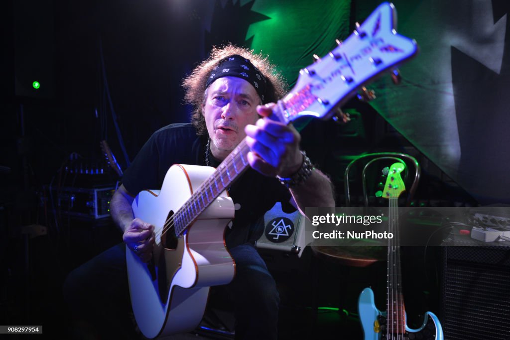David Rocks Pudelsi Andrzej 'Pudel' Bieniasz of Püdelsi, a Polish rock band founded in ...