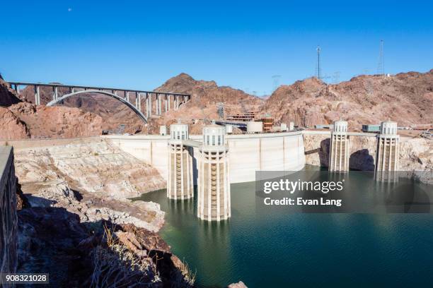 the hoover dam - lake mead national recreation area ストックフォトと画像