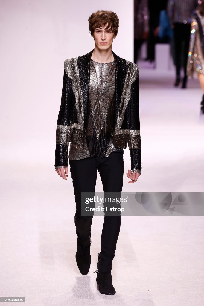 Balmain Homme : Runway - Paris Fashion Week - Menswear F/W 2018-2019