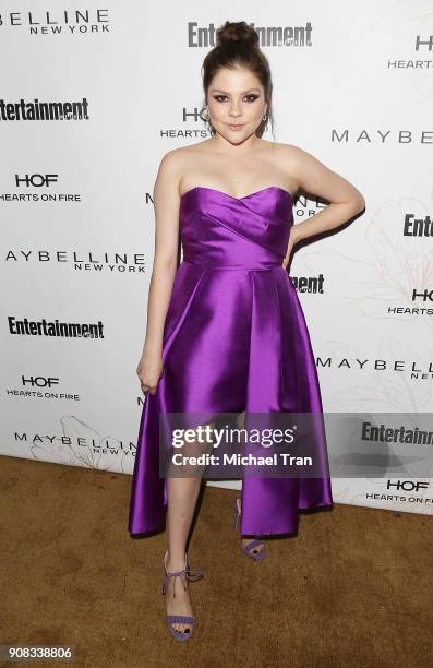 Hannah Zeile attends the Entertainment Weekly hosts celebration honoring nominees for The Screen Actors Guild Awards held on January 20, 2018 in Los...