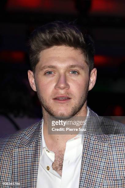 One Direction Niall Horan attends the Paul Smith Menswear Fall/Winter 2018-2019 show as part of Paris Fashion Week on January 21, 2018 in Paris,...
