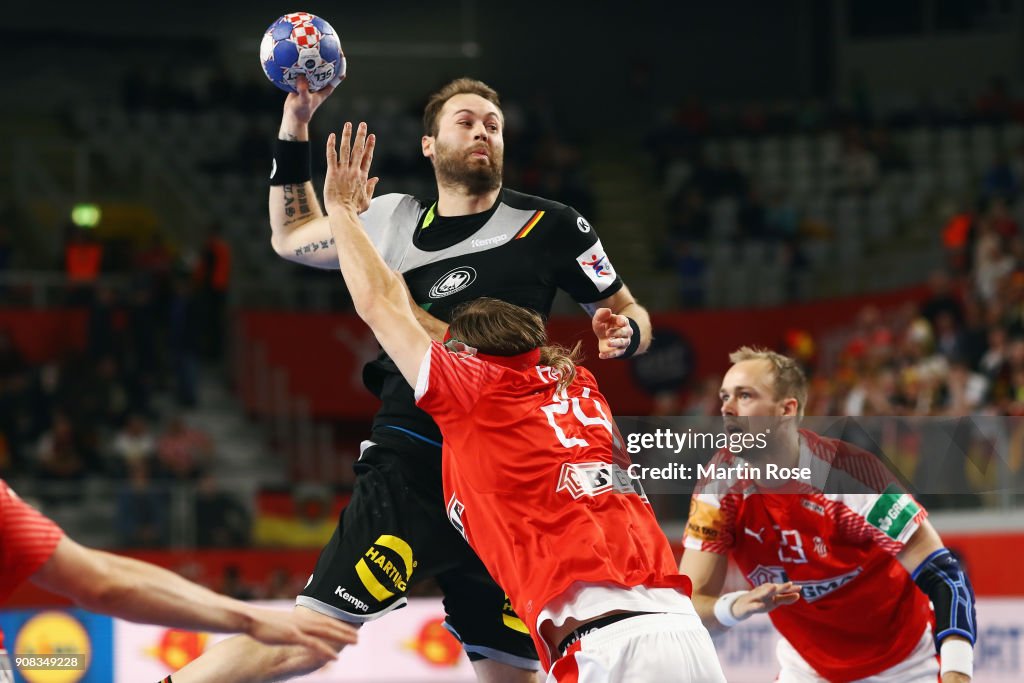 Germany v Denmark - EHF Euro Croatia 2018