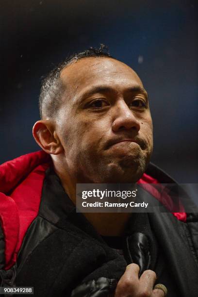 Coventry , United Kingdom - 21 January 2018; A dejected Christian Lealiifano of Ulster after the European Rugby Champions Cup Pool 1 Round 6 match...