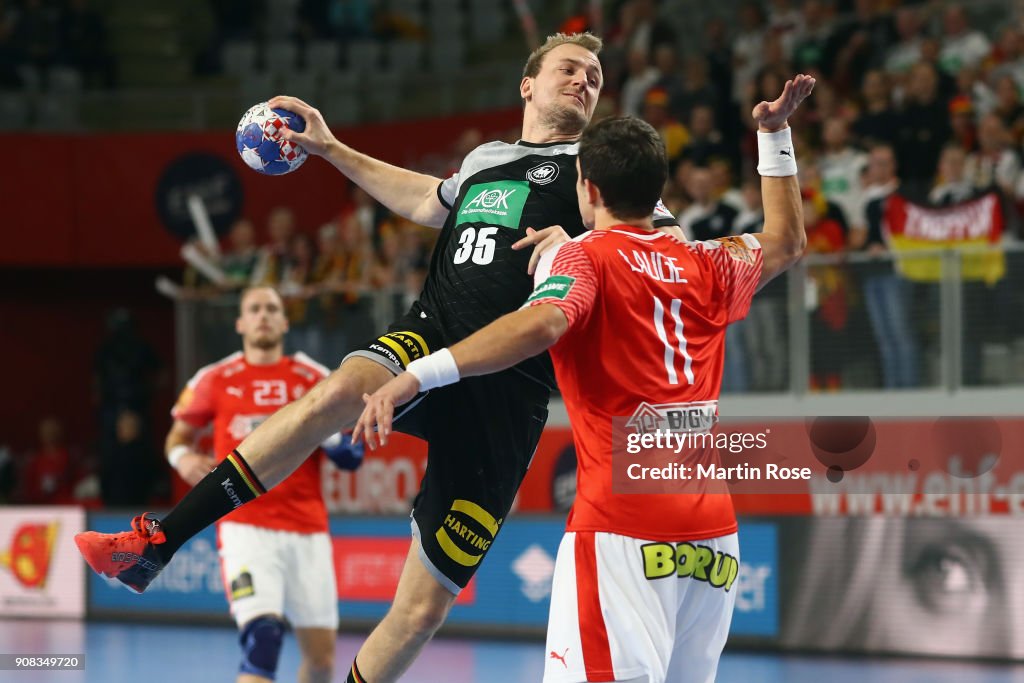 Germany v Denmark - EHF Euro Croatia 2018