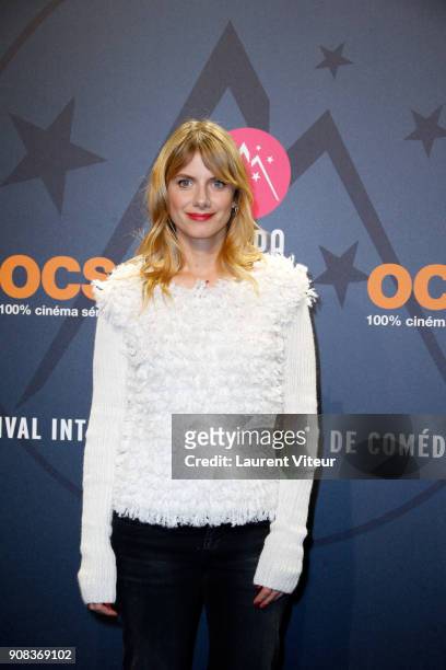 Actress Melanie Laurent attends "Le Retour du Heros" Premiere during the 21st Alpe D'Huez Comedy Film Festival on January 20, 2018 in Alpe d'Huez,...